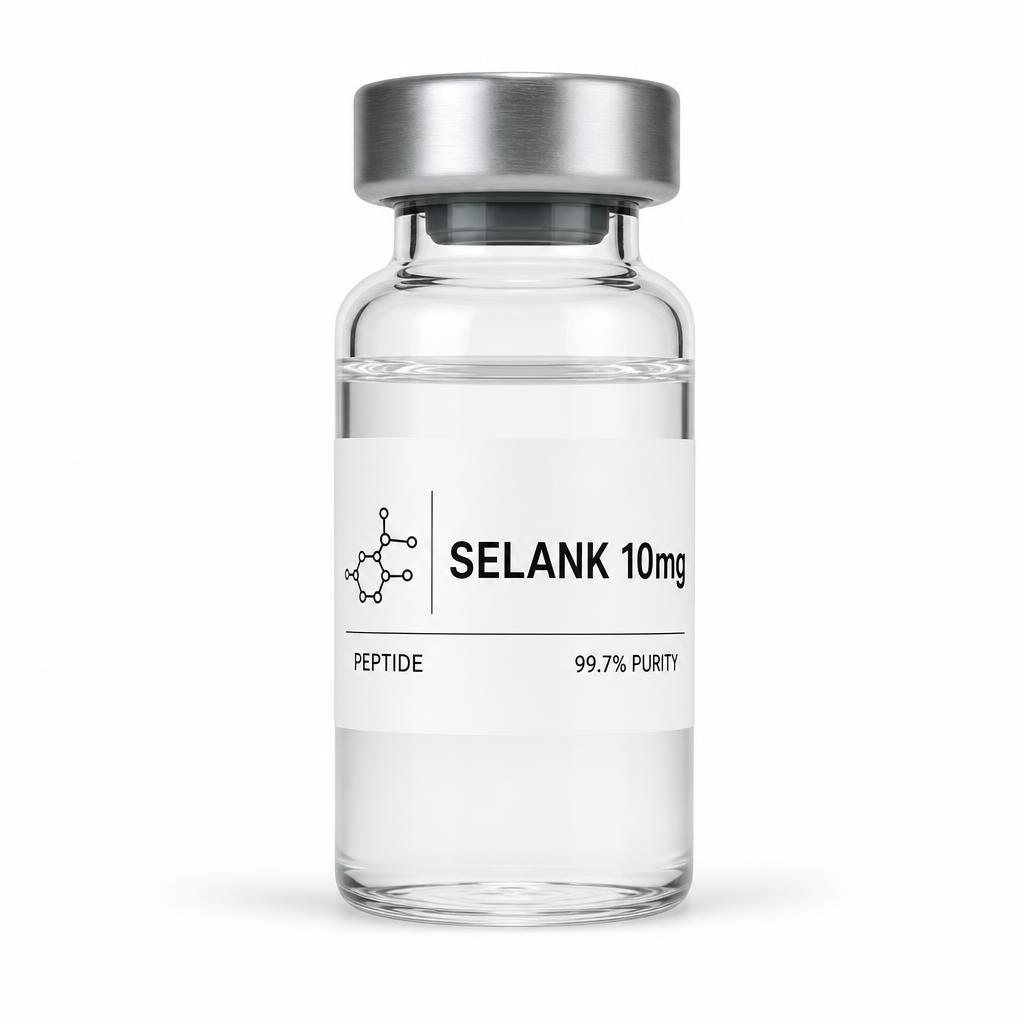 Selank research vial